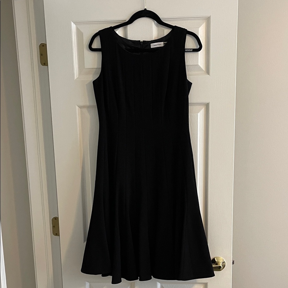 Calvin Klein Classic Black Midi Dress